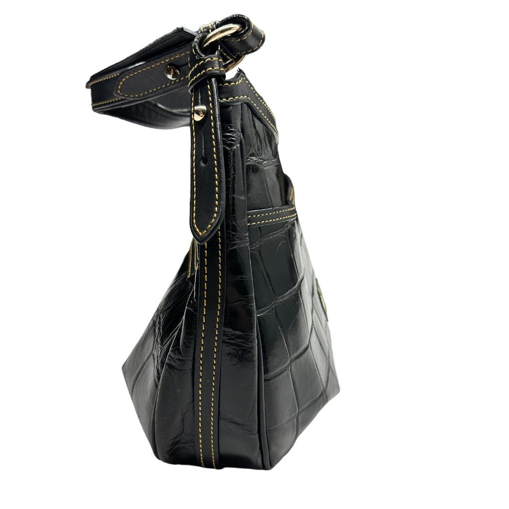 Dooney & Bourke Reptile Print Shoulder Bag - Picture 3 of 16